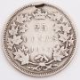 1885 Canada 25 cents VG details damaged