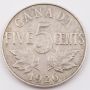 1926 Far 6 Canada 5 cents VG