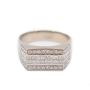 1.82ct tcw Diamonds 18K white gold ring 