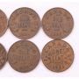 8x Key Date Canada Cents 1922 1923 1924 1925 1926 1927 1930 & 1931 VG