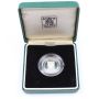 1987 Falkland Islands One Pound Piedfort silver coin 