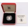 1988 One Pound Piedfort Proof Silver Coin UK with box and COA