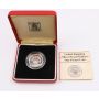 1986 One Pound Piedfort Proof Silver Coin UK with box and COA