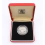 1986 One Pound Piedfort Proof Silver Coin UK with box and COA