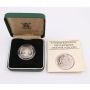 1983 One Pound Piedfort Proof Silver Coin UK with box and COA