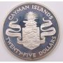 1974 Cayman Islands $25 sterling silver coin 