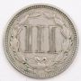 1865 Three Cents nickel EF+