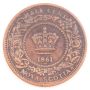 1861 Nova Scotia 1/2 Cent VF