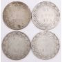 1872 1882 1896 1900 Newfoundland 20 Cents 4-coins 