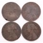 4-Nova Scotia Large Cents 2x 1861 and 2x 1864  