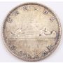 1953 Short Waterlines Canada silver dollar Choice AU/UNC