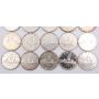 20x Canada silver dollars 7x1954  8x1955  5x1956  20-coins EF to AU+