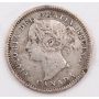 1899 large 9s Canada 10 cents VF/EF damaged