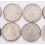 10x 1948 Canada 10 cents silver coins circulated 10-coins