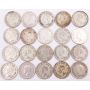 20x 1939 Canada 10 cents silver coins circulated 20-coins