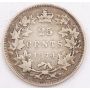 1874H Canada 25 cents VG+