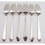 6x Gorham Calais Sterling silver Dinner Forks 7.25 inches 