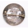 HMS Hood sterling silver enamelled sweetheart pin 