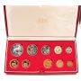 1980 South Africa Gold and Silver 10-coin set only 10k sets issued Choice Proof