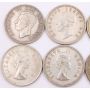 South Africa 5 Shillings 1947 48 49 51 52 53 57 60 61 1964 10-coins circulated