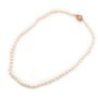 Akoya Pearl necklace 14K yg ornate clasp 