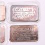 6x National Refiners & Assayers Commercial Bars 1 Troy oz .999 Silver