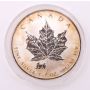 1998 Canada $5 Lunar Tiger Privy Mark Silver Maple Leaf 1 oz .9999 Coin with COA