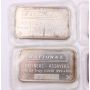 6x National Refiners & Assayers Commercial Bars 1 Troy oz .999 Silver