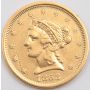1853 $2.50 Gold coin details cleaned/polished