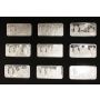 1000 years of British Monarchy Kings & Queens 100+ ounces in 50 silver bars