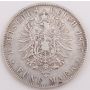 1875 E Germany Saxony 5 Mark silver coin VF+