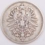 1873 F Germany 1 Mark silver coin a/VF