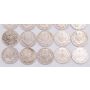 20x Germany 1/2 Mark silver coins