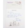 Charles M. Schulz signed written letter on Snoopy & Charlie Brown letterhead
