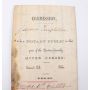 1862 Charles Stanley Monck G.G. Canada signed appt. James Templeton  Notary 