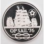 BLUENOSE II & EAGLE 1976 Operation Sail Tall Ships .925 silver medals 3-ozs