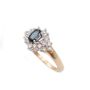 0.52ct Sapphire Ring 0.47ct tcw Diamonds 