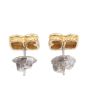 David Yurman 18K Yellow Gold Pave Diamond Confetti Stud Earrings