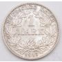 1915 G Germany 1 Mark silver coin AU/UNC