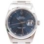 Rolex Datejust 16200 36mm Blue Dial Stainless Steel Oyster Bracelet Mens Watch