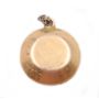 Gold pan gold nugget pendant engraved Yellowknife & 10k DIMENT 