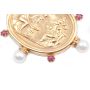 Tagliamonte 14K gold Angels Pendant Brooch Pearls Rubies 