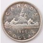 1945 Canada silver $1 dollar nice AU