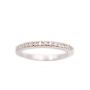 14K white gold Ladies 0.16 Carat Diamond Ring Size 4.5