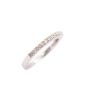 14K white gold Ladies 0.16 Carat Diamond Ring Size 4.5