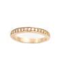 18K yellow gold Ladies 0.25 Carat Diamond Ring Size 4
