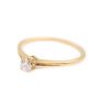 18K yellow gold Ladies 0.12 Carat Diamond Ring 