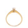18K yellow gold Ladies 0.12 Carat Diamond Ring 