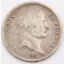1809 W France 2 Francs silver coin nice VF