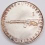 1963 Zurich Shooting Festival medallic coin .900 silver 33mm 15g Gem UNC